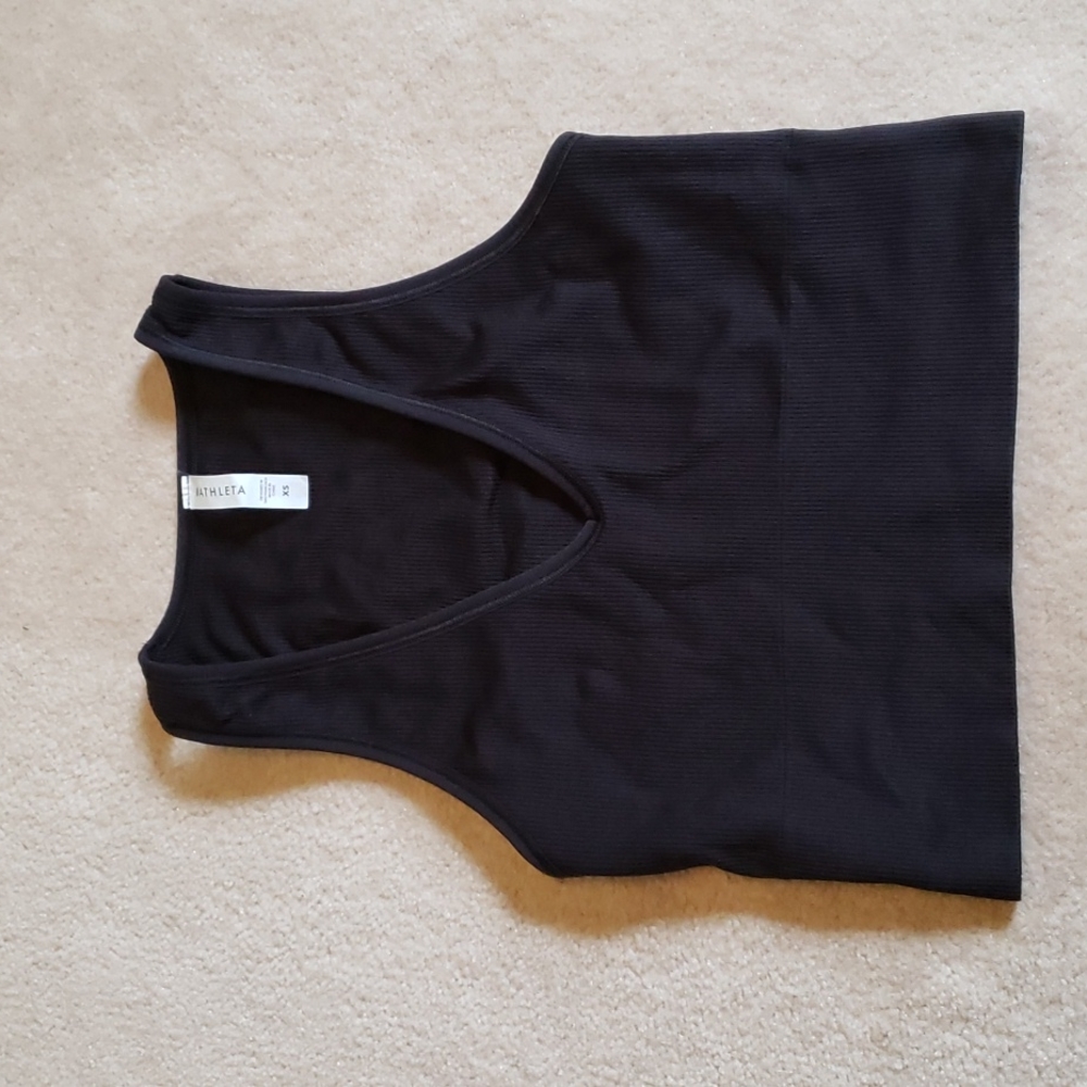 Athleta Aurora Cropped Rib Tank